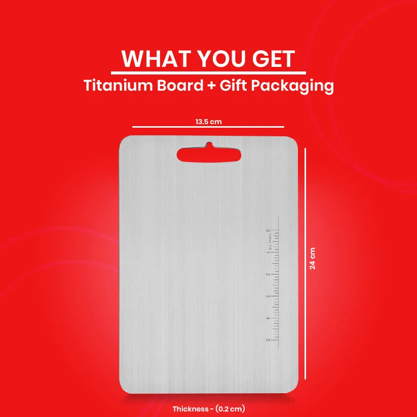 Homvora Stainless Steel Cutting And Chopping Board