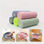 Homvora Reusable Microfiber Cleaning Cloth Roll Pack Of (50 Sheets)