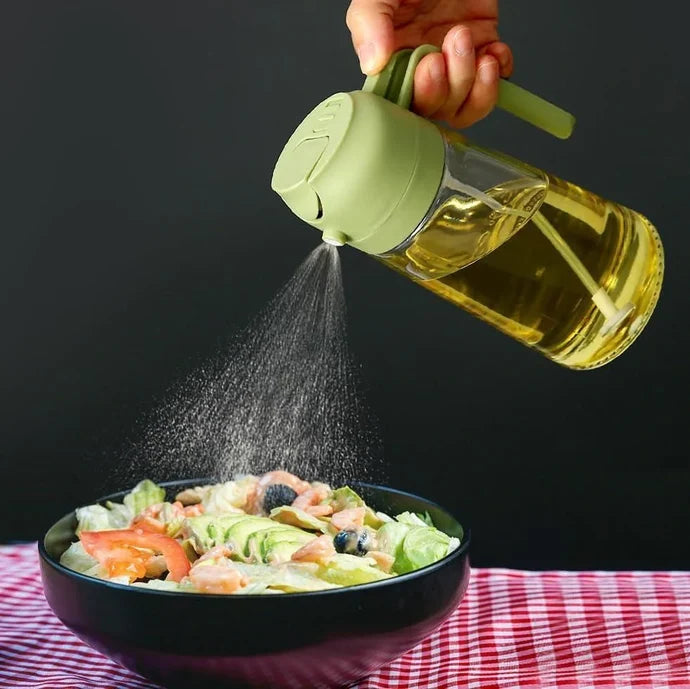 Homvora Sprayable And Pourable Hard Plastic Oil Bottle