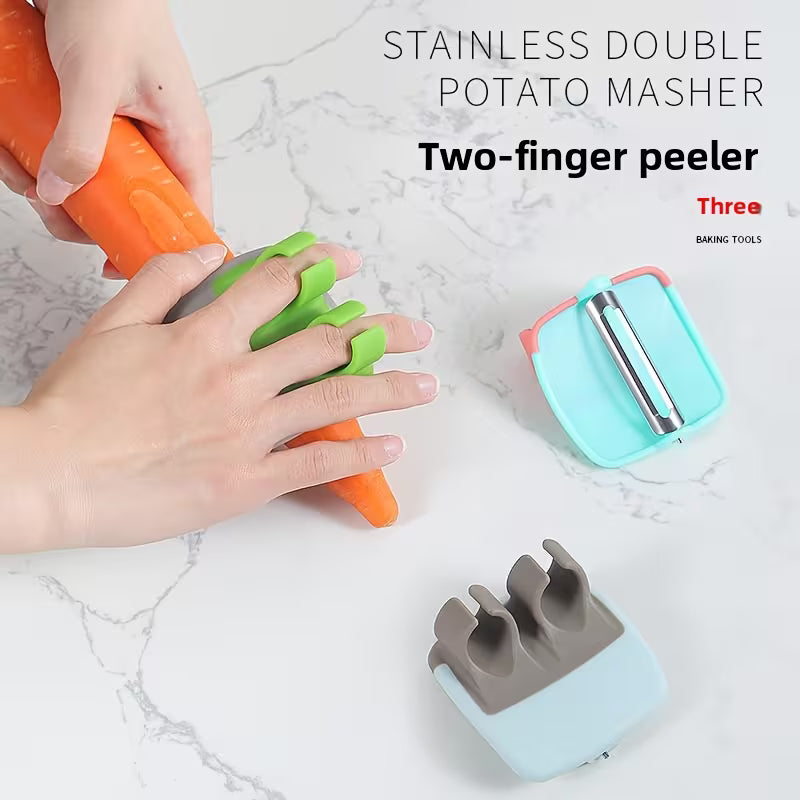 Homvora Anti Slip Fruit & Vegetable Peeler Buy 1 Get 1 Free