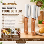 Homvora Stainless Steel Vegetable Peeler With Bottle Opener Buy 1 Get 1 Free