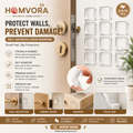 Homvora Anti Collision Wall Protectors Pack of 6 Pieces