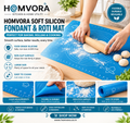Homvora Soft Silicon Fondant & Roti Mat Buy 1 Get 1 Free