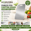 Homvora Stainless Steel Cutting And Chopping Board