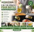 Homvora Sprayable And Pourable Oil Bottle