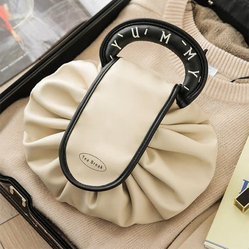 Premium Portable Large Capacity Travel Cosmetic Bag Drawstring
