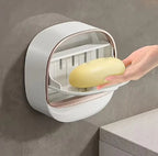 Homvora Premium Covered Soap Holder with Drain Tray Buy 1 Get 1 Free