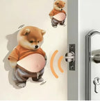 Cute Panda Shape Silent Door Stopper - Pack of 4