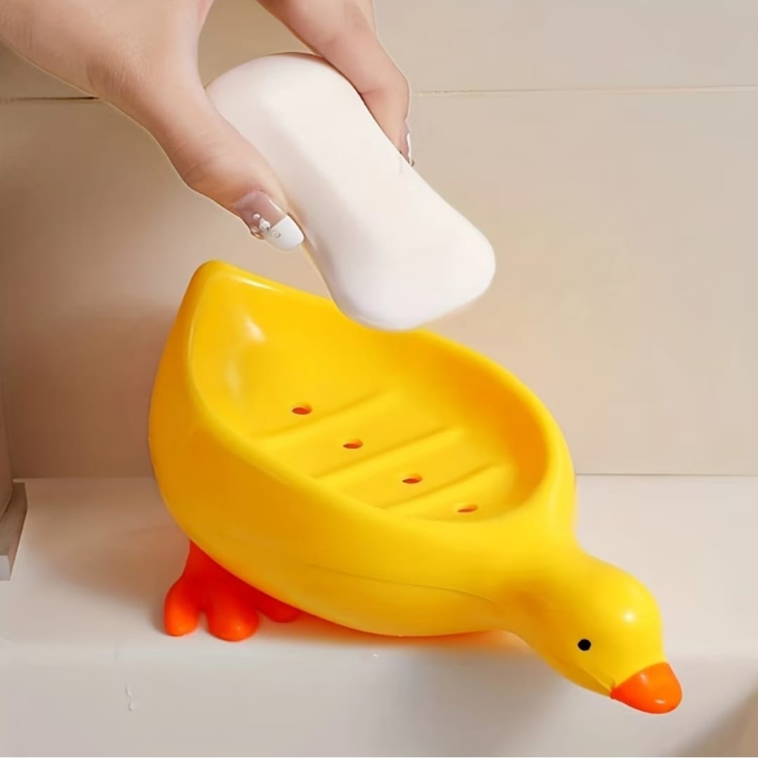 Homvora Duck Shape Self-Draining Soap Holder - Buy 1 Get 1 Free