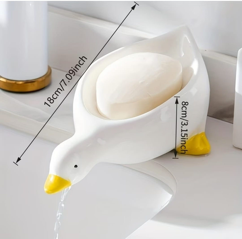 Homvora Duck Shape Self-Draining Soap Holder - Buy 1 Get 1 Free