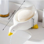 Homvora Duck Shape Self-Draining Soap Holder - Buy 1 Get 1 Free
