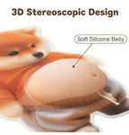 Cute Panda Shape Silent Door Stopper - Pack of 4