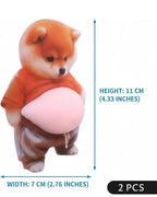 Cute Panda Shape Silent Door Stopper - Pack of 4
