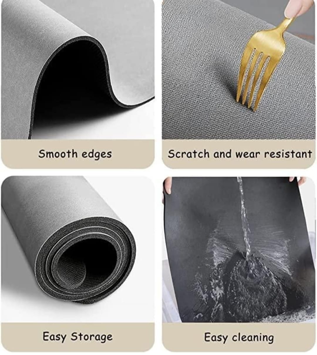 Homvora Quick Drying Kitchen Mats Buy 1 Get 1 Free