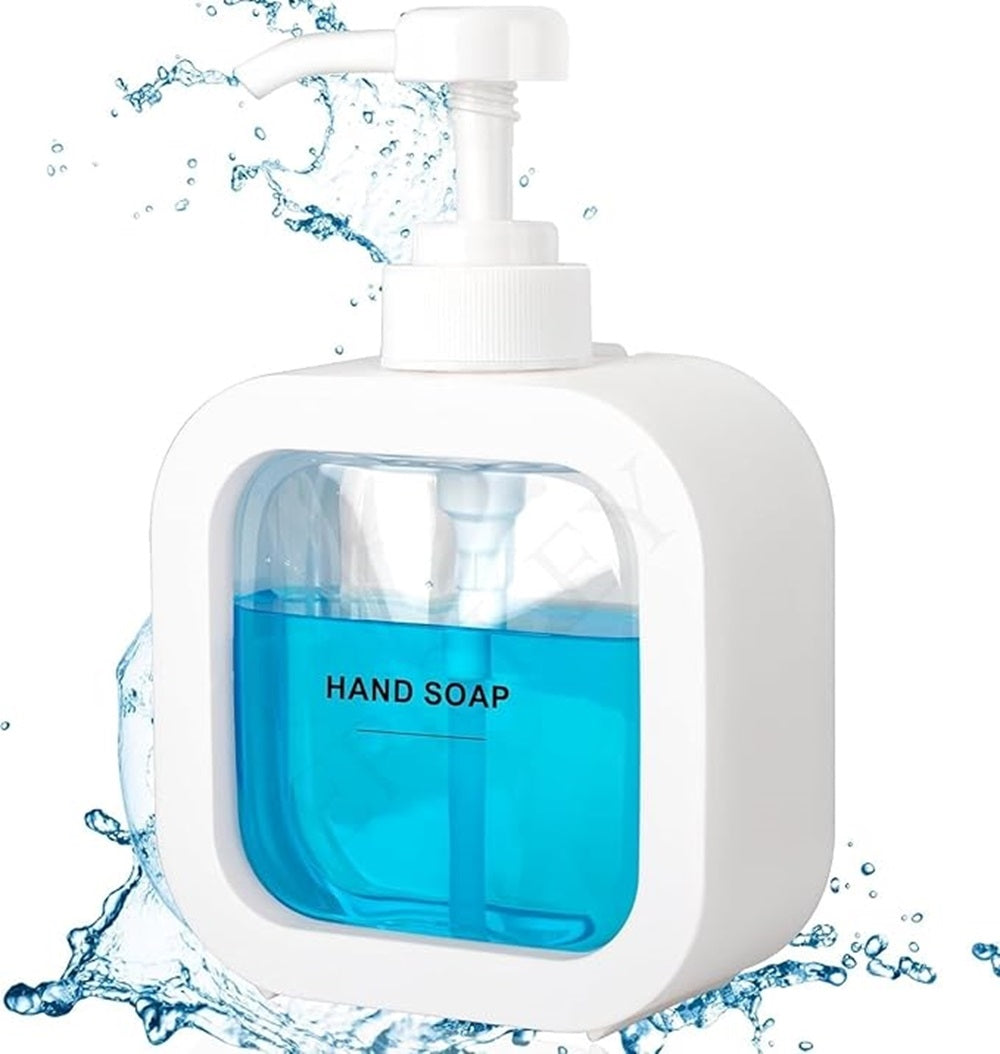 Homvora Square Transparent Liquid Soap Dispenser 500ml Buy 1 Get 1 Free