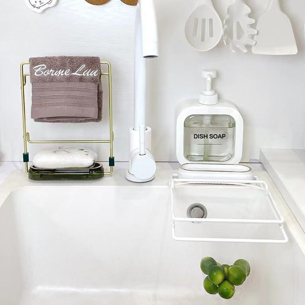 Homvora Square Transparent Liquid Soap Dispenser 500ml Buy 1 Get 1 Free