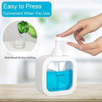 Homvora Square Transparent Liquid Soap Dispenser 500ml Buy 1 Get 1 Free